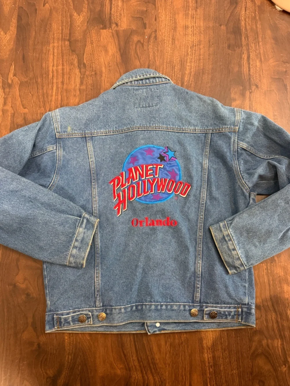 Planet Hollywood Orlando Vintage Blue Denim Jacket